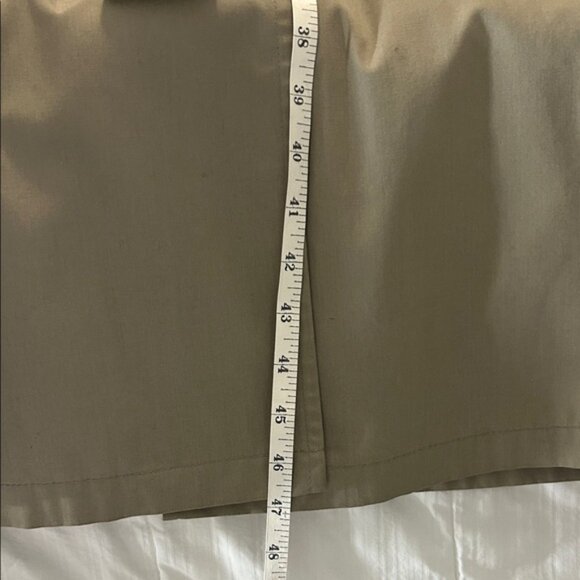 London Fog Women's Maincoats Khaki Trench Coat Removable Plaid Lining Size 12 - Picture 11 of 14